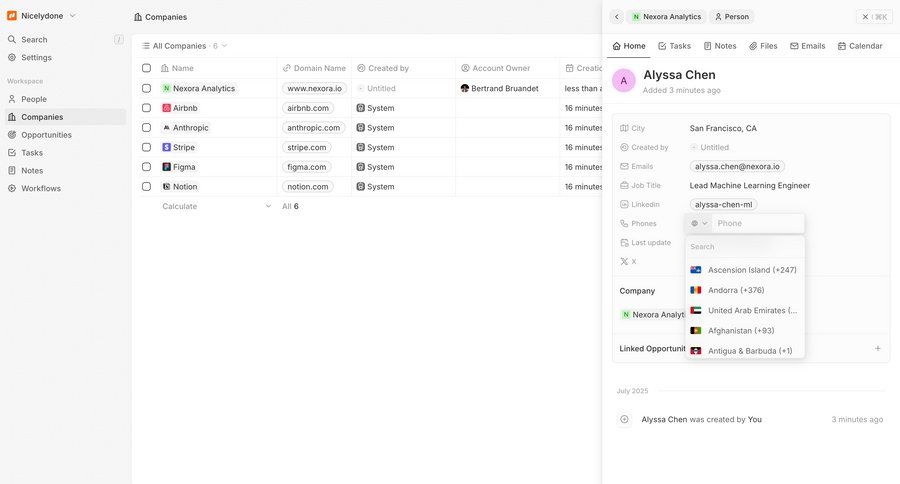 Twenty
				dropdown & other states ui page example