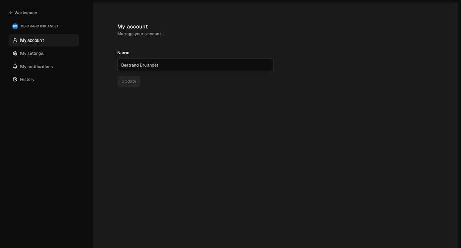Supercut
			 settings account management onboarding form account setup account settings sidebar user profile user user termination update profile page ui page example