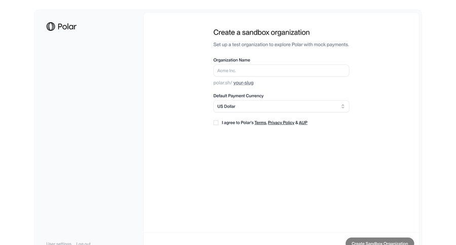 Polar
				settings ui page example