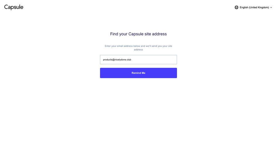 Capsule
			form account management ux ui design