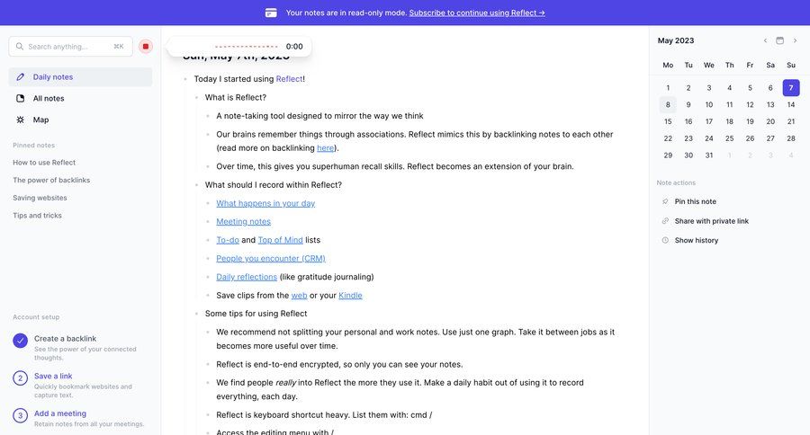 Reflect
			    ux ui design