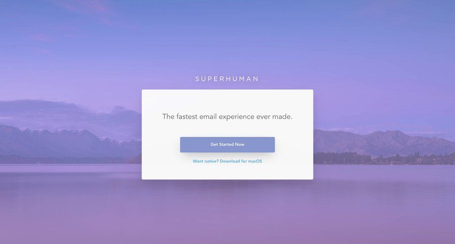 Superhuman
			   ux ui design
