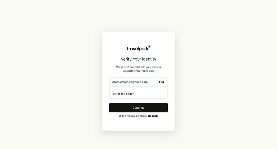 Travelperk
				signin ui page example