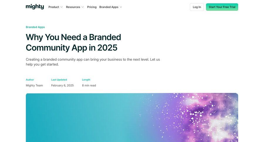 Mighty
				article ui page example
