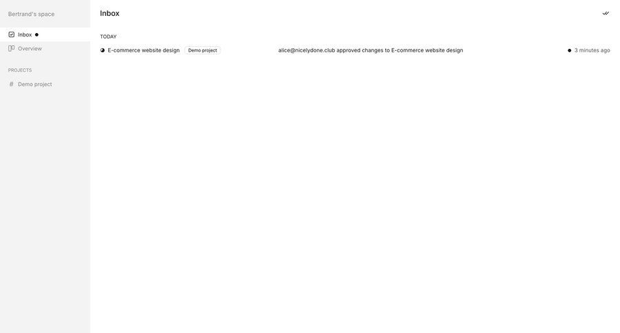 Workflow
			 sidebar navigation project management inbox sidebar communication ui page example