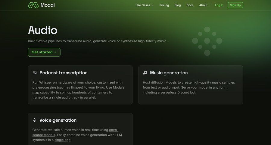 Modal
			 call transcript interactive map testimonials transcript ui page example