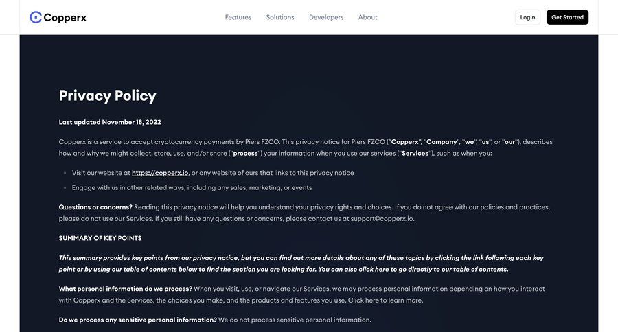 Copperx
				privacy policy page example