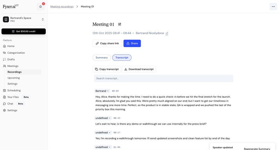 Fyxer
				detail page ui page example