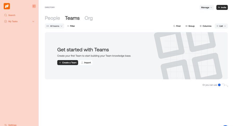Qatalog
			 collaboration team collaboration sidebar navigation onboarding organization management team creation dropdown filters call to action sidebar create menu ui page example