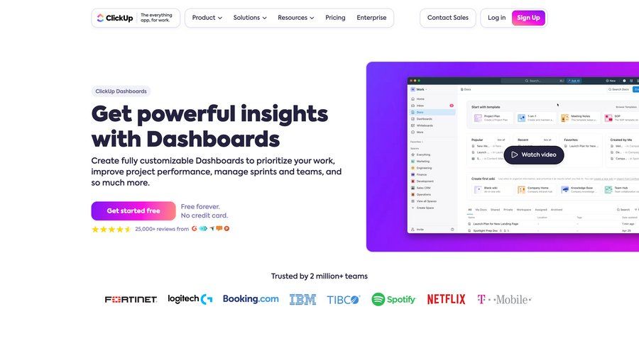 ClickUp
			 free tier features management insight location map press release features marketing website design task management dashboard crm dashboard remote contractor management command k ui page example