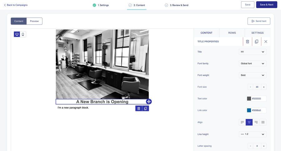 Mangomint
			 content management settings e-commerce editor typography ui page example
