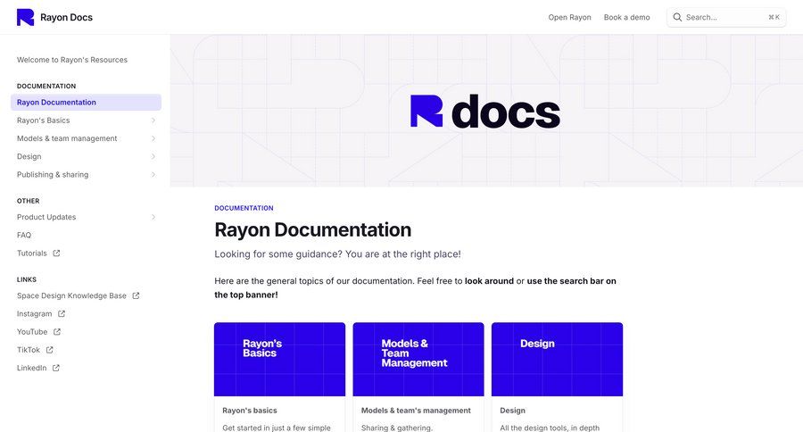 Rayon
			 doc documentation docs cards ui ui page example