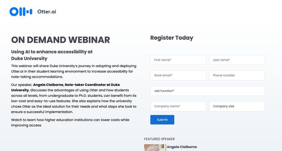 Otter
			form webinars form tips ui page example