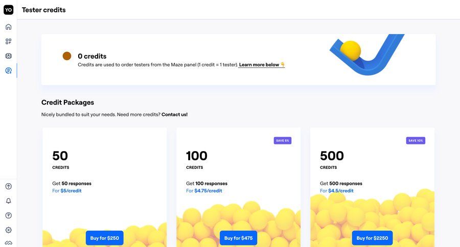 Maze
			 sidebar navigation user research user account payment history credits buy credits sidebar service plans pricing plans subscription plans payment options contact us payment page modern transaction history payment confirmation order tracking pricing packages pricing calculator ui page example