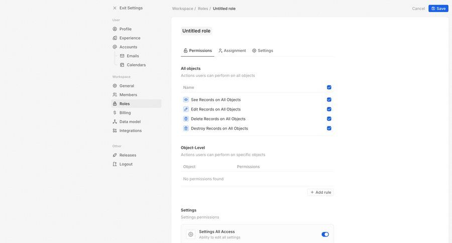 Twenty
			 configuration settings sidebar navigation user management grid access control permission management save changes sidebar permissions cancel changes ui page example