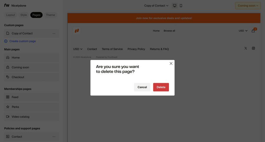 Fourthwall
				settings ui page example