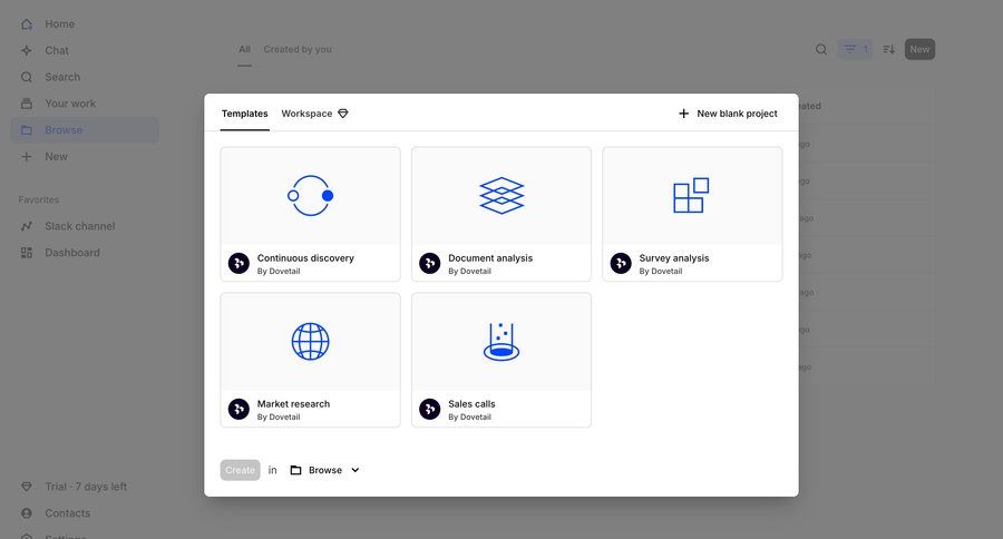 Dovetail
				create ui page example