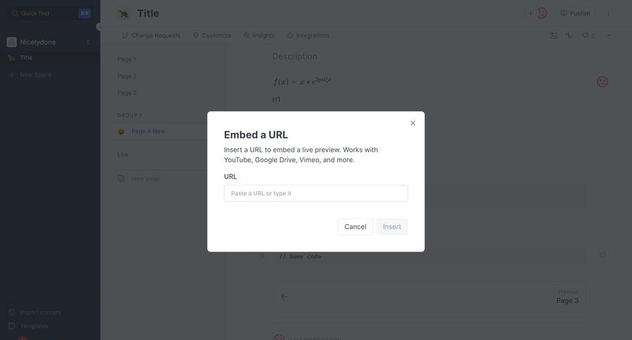 Gitbook
				modal & popover ui page example