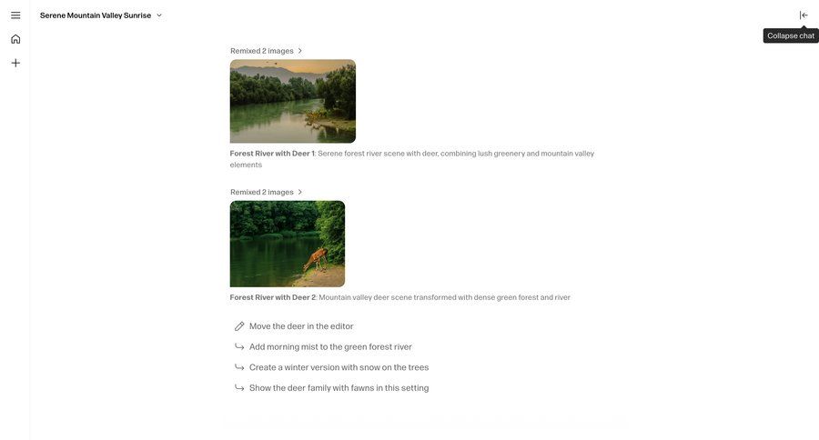 Reve
			 conversational ui ui page example