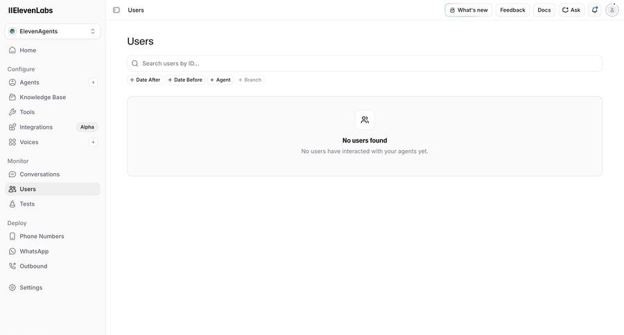 Elevenlabs
			 search bar ui page example