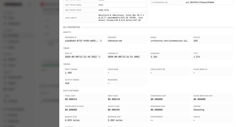 Inference
				list ui page example