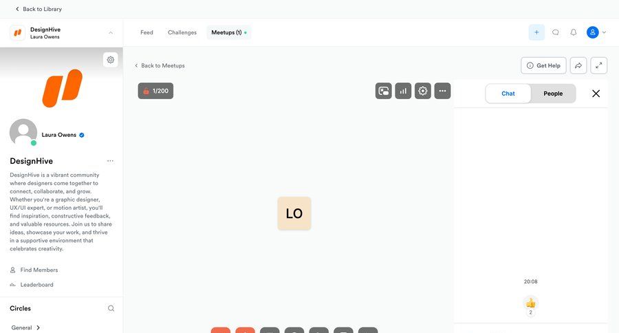 Kajabi
			 collaboration design sidebar user profile user communication chat user termination chat interface ui page example