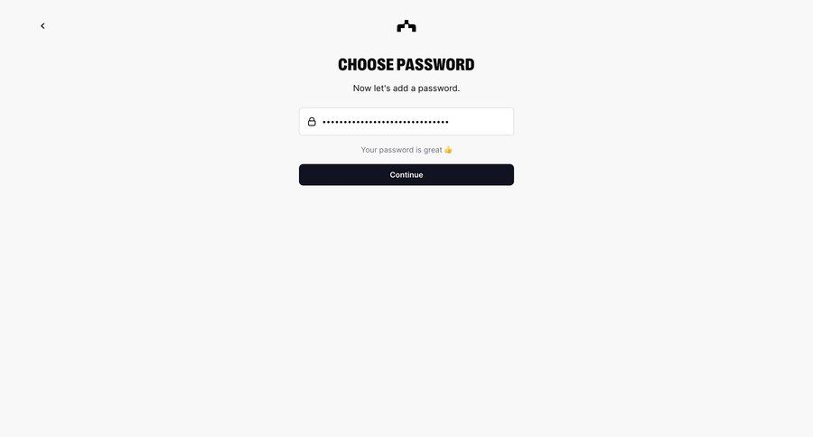 The org
			 onboarding form account setup user authentication account creation full screen modal security ui page example