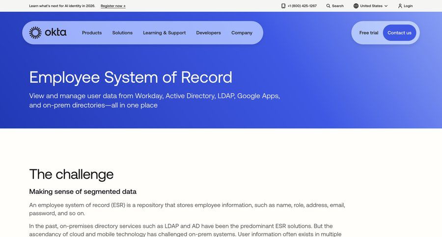 Okta
				use cases ui page example