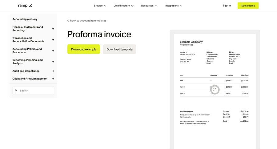 Ramp
			 free account free templates guide editorial blog post news article article feature article download blog templates download report global search pricing calculator ui page example