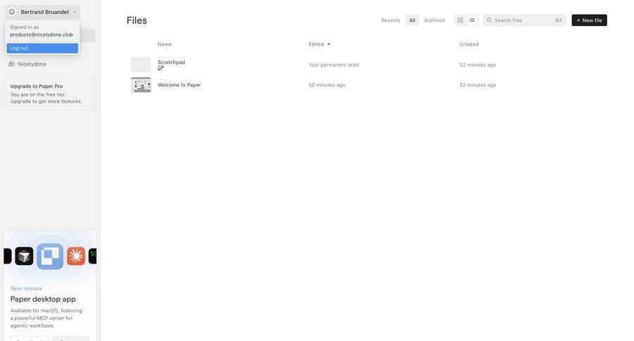 Paper
				home ui page example