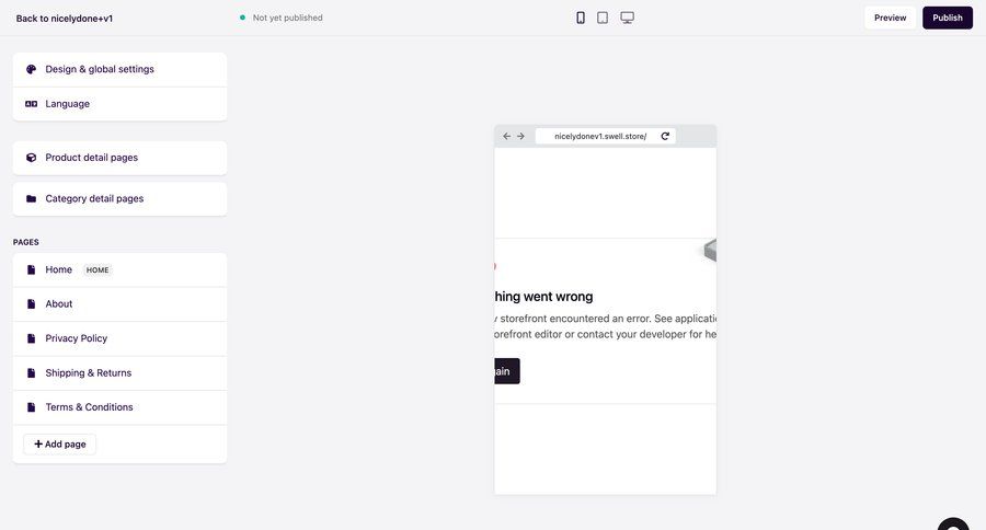 Swell
			 content management settings e-commerce content management system sidebar comparison page comparision ui page example
