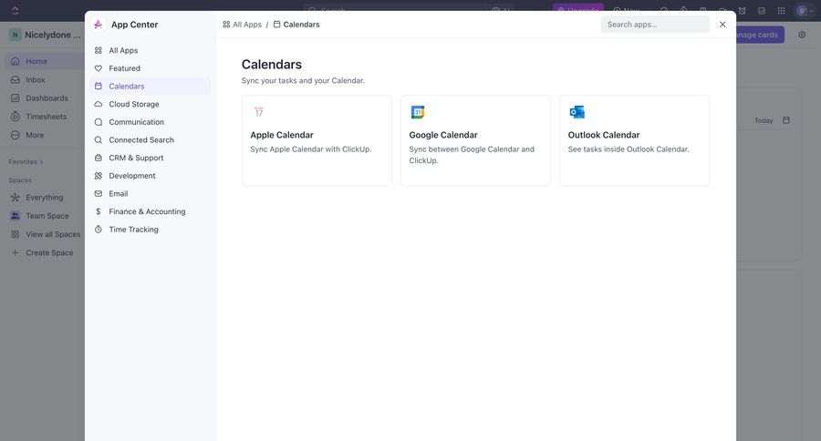 ClickUp
			calendars integrations date picker datepicker chonology time picker time selector ui page example