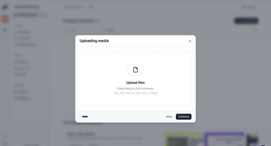 Upload Screen Examples Upload Page Design Examples — 335+ SaaS UI Inspiration | Nicelydone