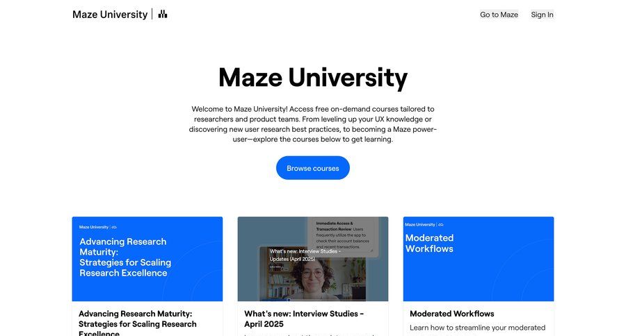 Maze
				testimonials ui page example