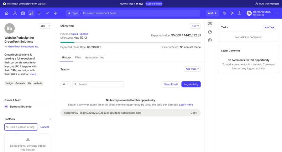 Capsule
			 dashboard project management account management split view dropdown filters sidebar ui page example