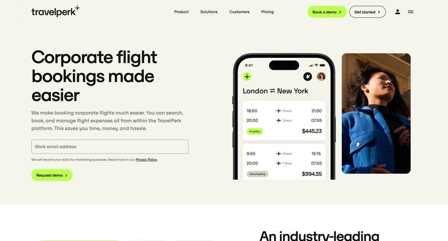 Travelperk
				about & company mission ui page example