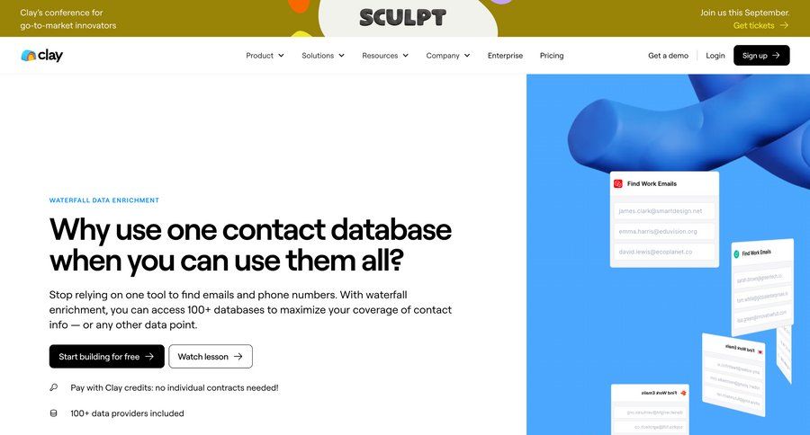 Clay
				product page ui page example