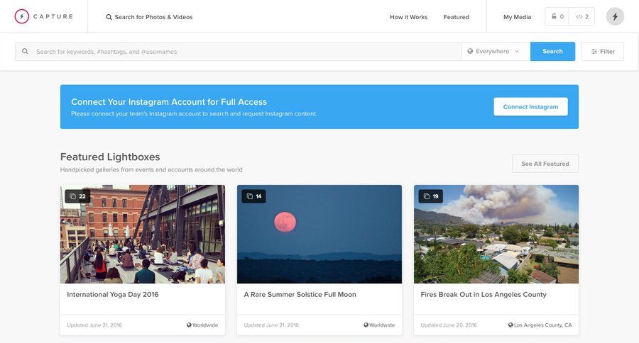 Capture
				home page example