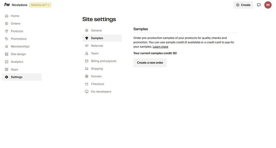 Fourthwall
			settings billing account settings configuration settings e-commerce sidebar navigation grid sidebar ui page example