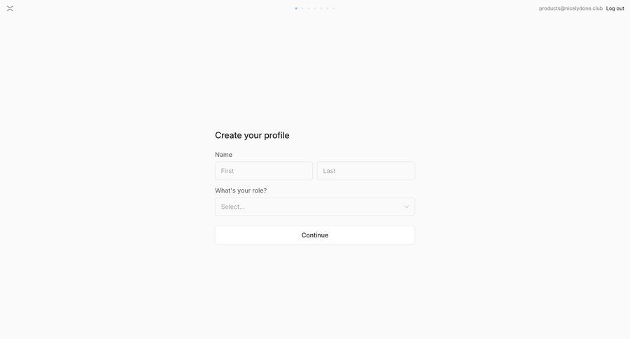 Lightfield
				account settings ui page example