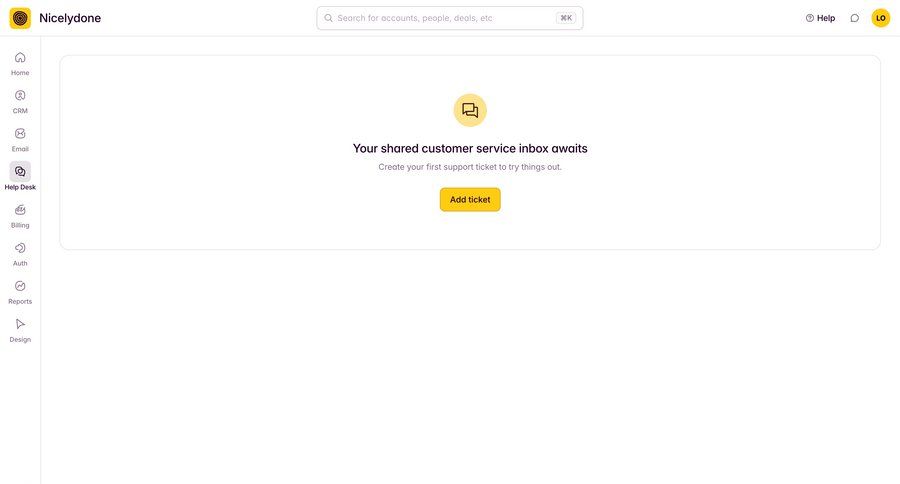 Outseta
			 dashboard sidebar navigation onboarding full-screen layout sidebar customer support help desk ui page example