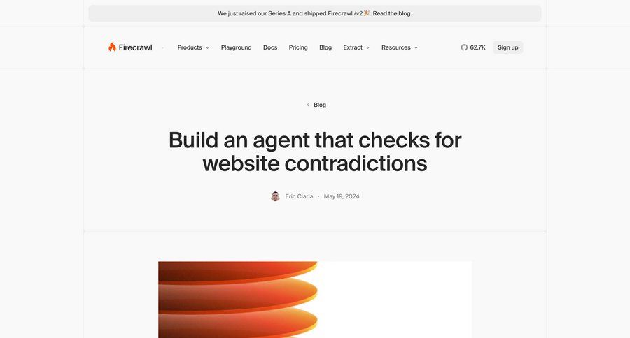 Firecrawl
				article ui page example