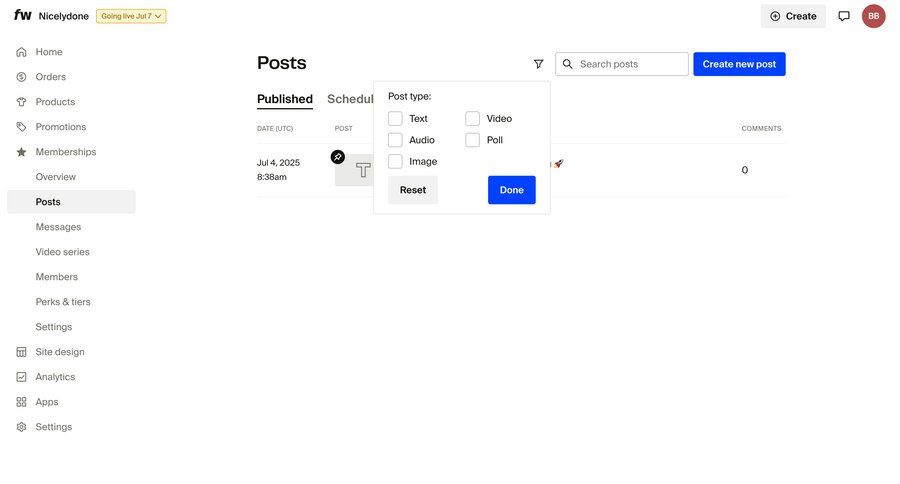 Fourthwall
			 content management dashboard sidebar navigation grid modal dialog sidebar table search bar ui page example