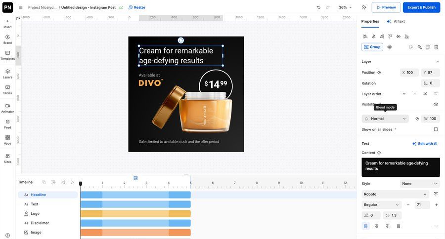 Creatopy
			 editor design drag and drop ui page example
