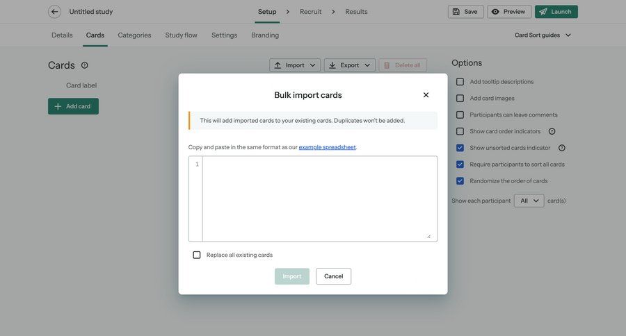 Optimal
			 bulk import ui page example