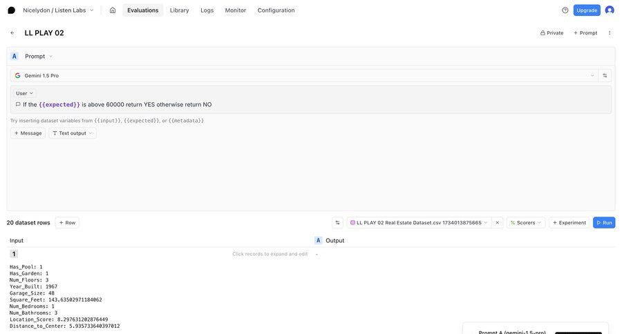 Braintrust
			 artificial intelligence form progress indicator data analysis split view machine learning table ui page example