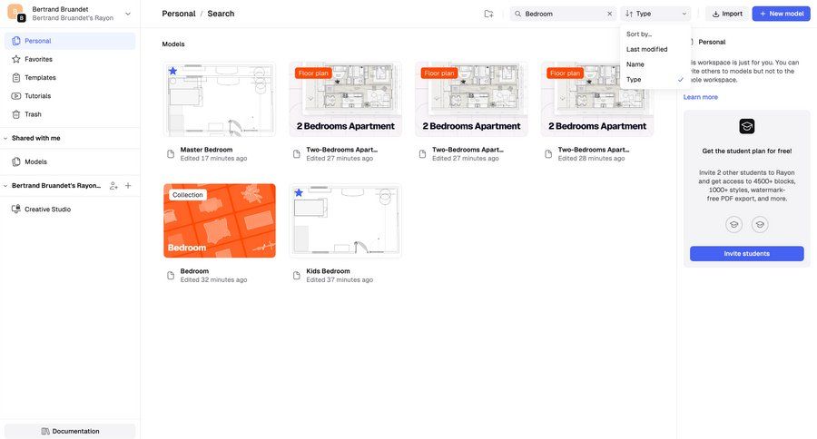 Rayon
			 grid file organization team workspace dropdown filters sidebar menu modern dashboard layouts ui page example