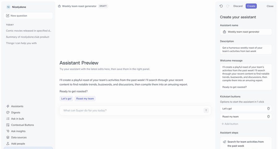 Super
				settings ui page example