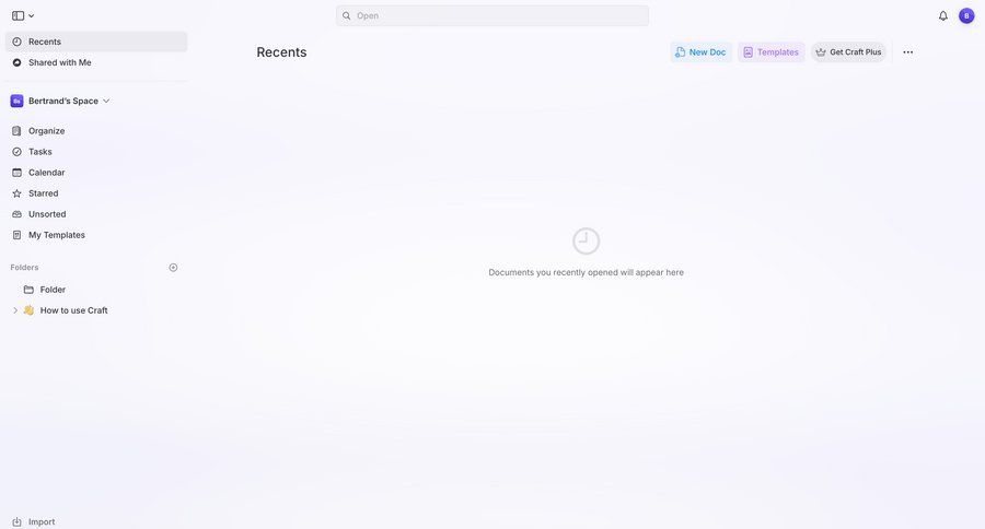 Craft
				empty state ui page example