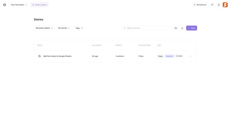 Tines
			 content management project management workflow content discovery table headers filter controls dropdown filters create menu filter options filter dropdown download filter ui table search bar controls ui page example